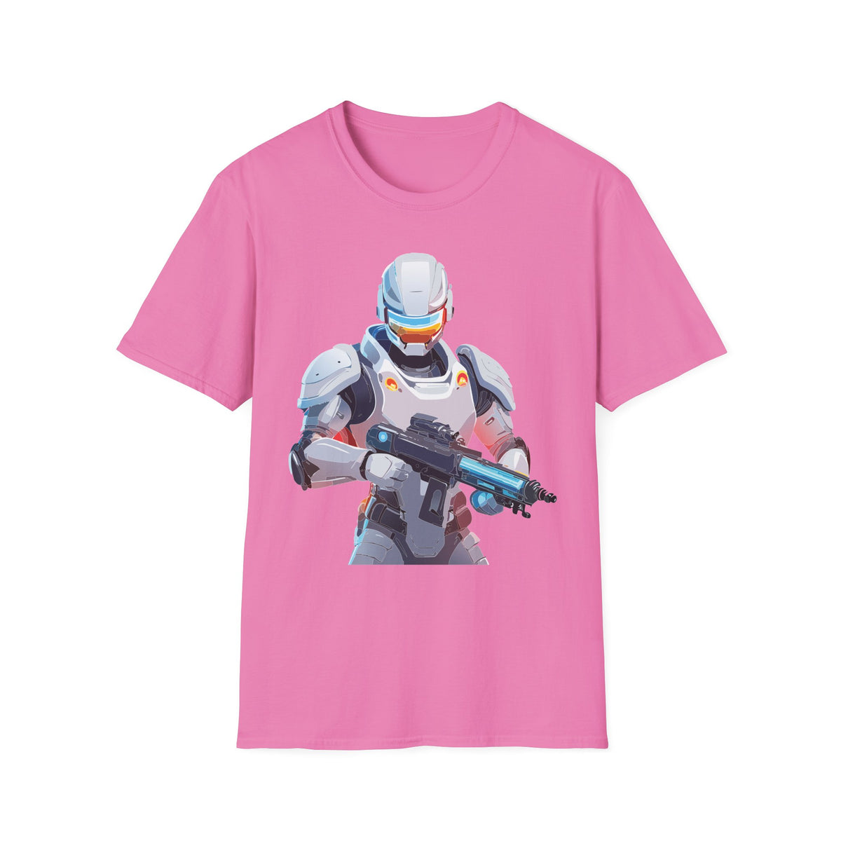 Cartoon Warrior Graphic Tee Gildan Unisex 100 Cotton Tee Shirt c48