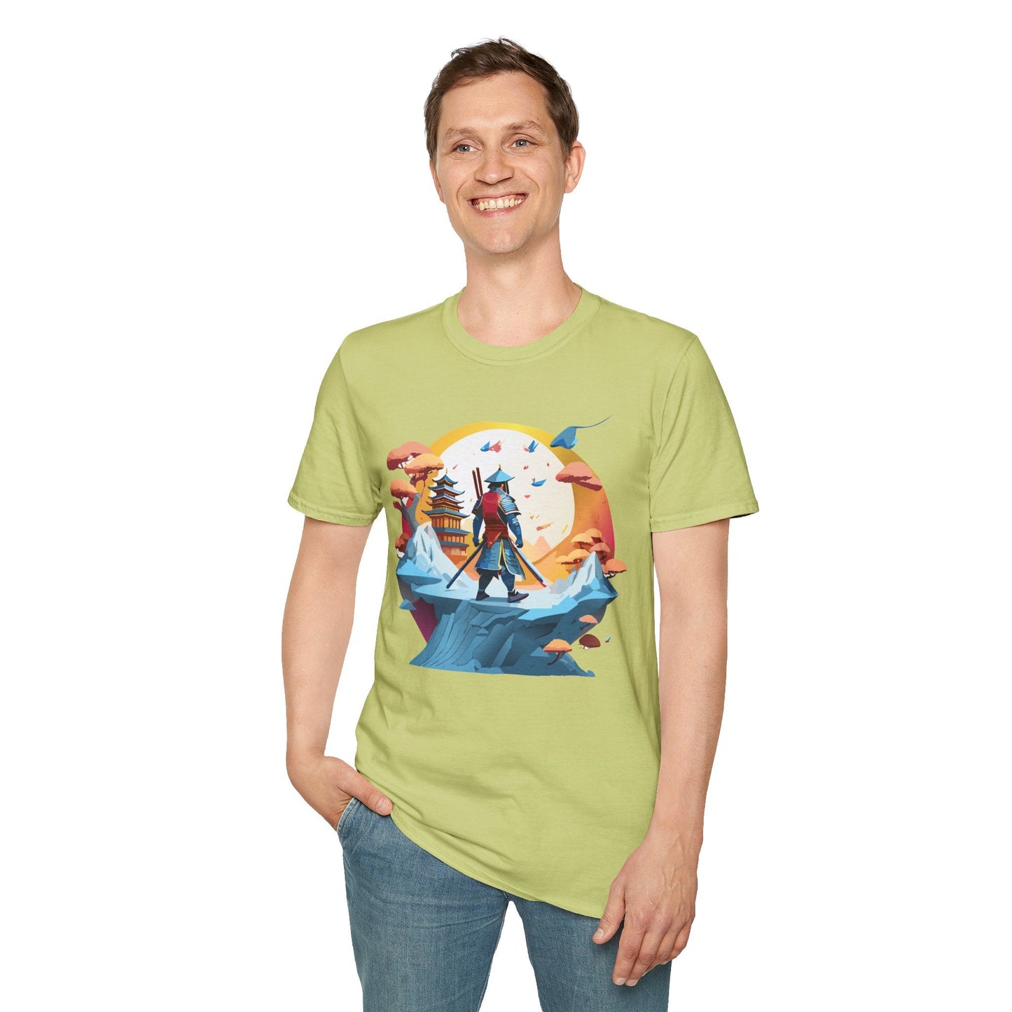 Samurai Shirt Unisex T Shirt Softstyle 64000 Gildan Tee For Everyday Comfort Durable Breathable