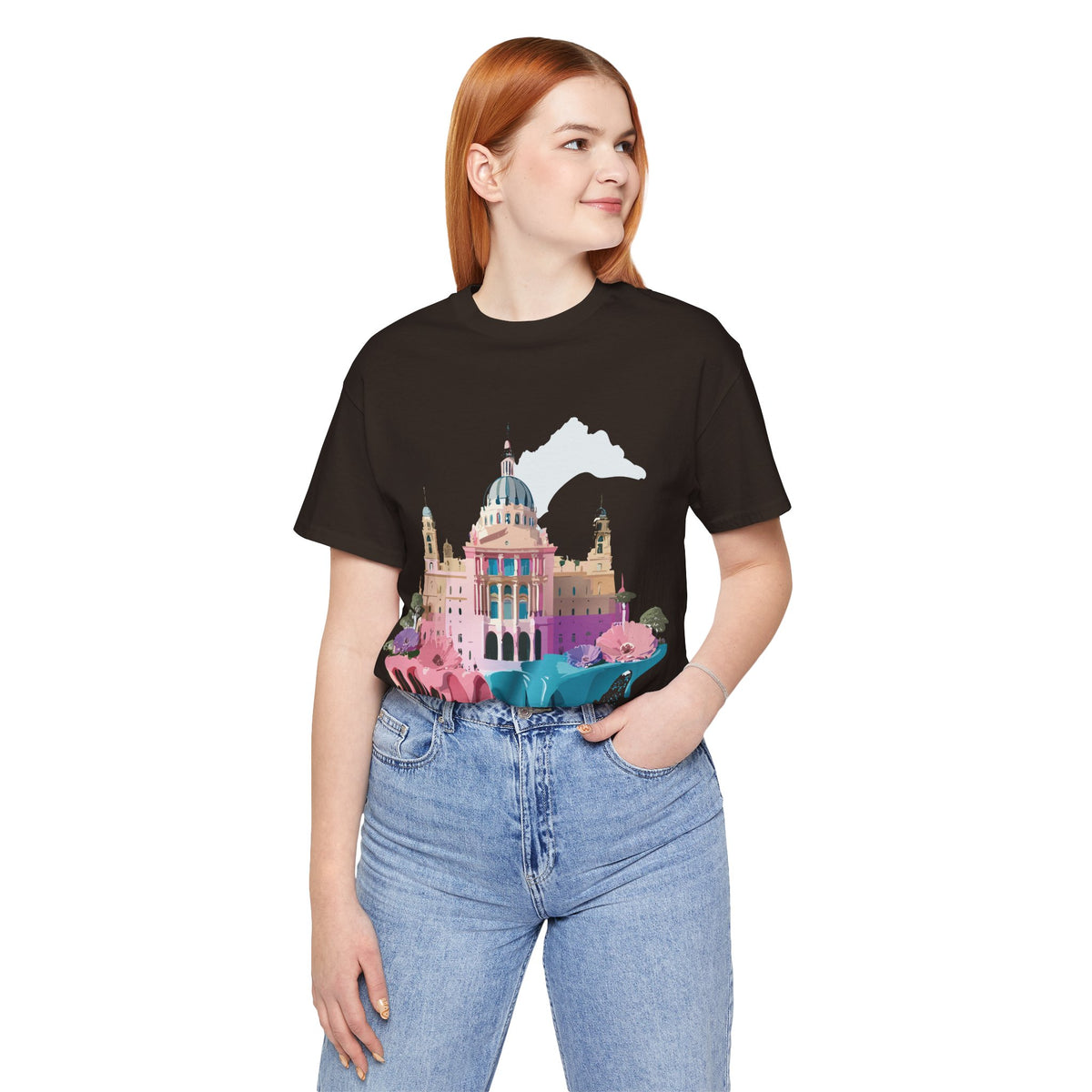 Graphic Unisex Cotton Bella+Canvas Tee Shirt with Madrid