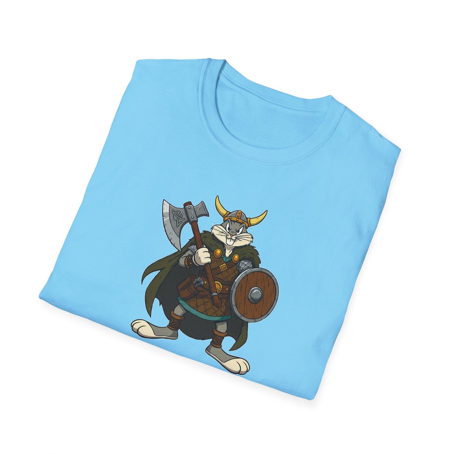Bugs Bunny T Shirt Cartoon Design Unisex Graphic Tee Gildan Softstyle 64000 Animation Artwork