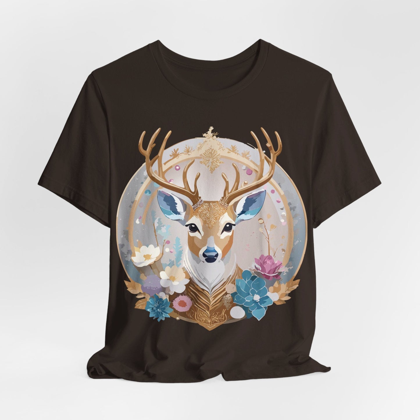 Adelpha Medallion Graphic Tee Unisex Short Sleeve Jersey Shirt Premium Vintage Inspired Artwork