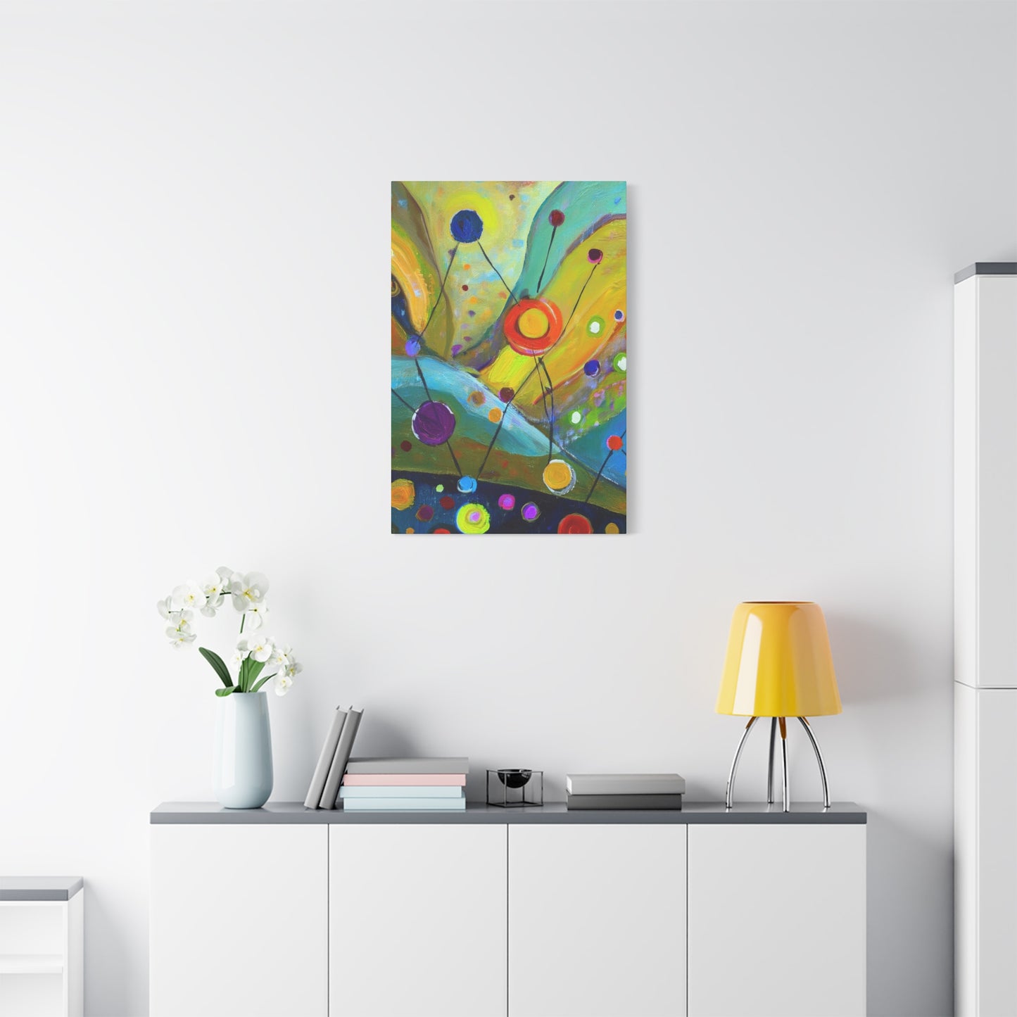 Abstract Oil Painting Print Canvas 20x24,20x30,24x30 24x32,24x36,30x40 32x48,36x48,40x60 Pine-Wood Inner Frame ABS-129