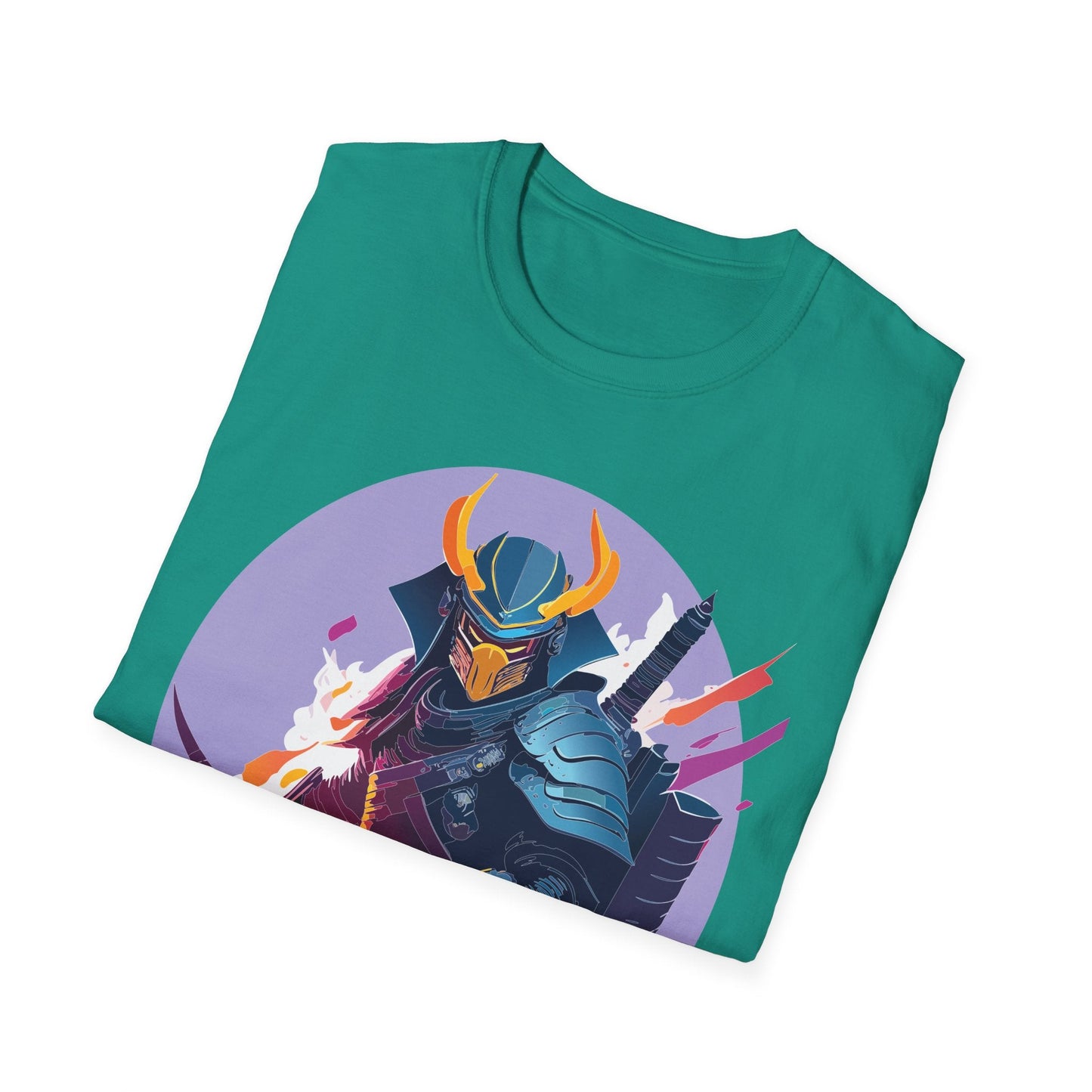 Samurai Shirt Unisex Softstyle Tee 100 Percent Ring Spun Cotton Comfortable Everyday Wear