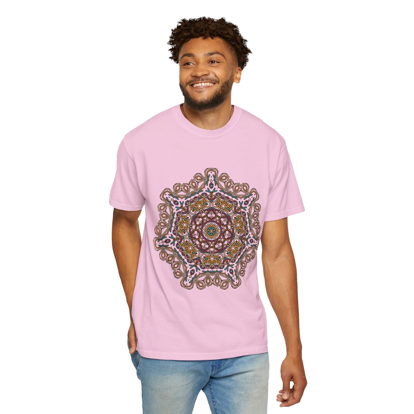 Unisex T-shirt with abstract print