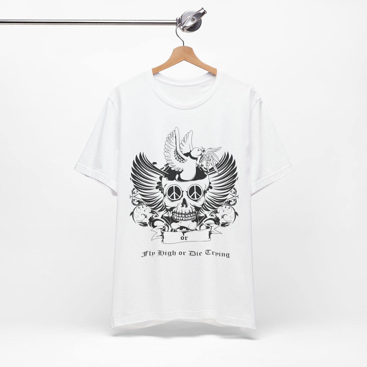 Bird Skull Graphic Design Tee, Skull Shirt, Vintage Tees, Art Design T-Shirt, Vintage Graphic Tee, Art Shirts with Skulls