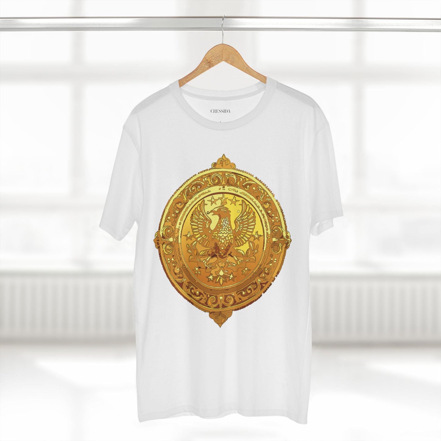 Antique Gold Coin Graphic Design T-Shirt Unisex 100 Cotton With Golden Print Artwork Tee 25