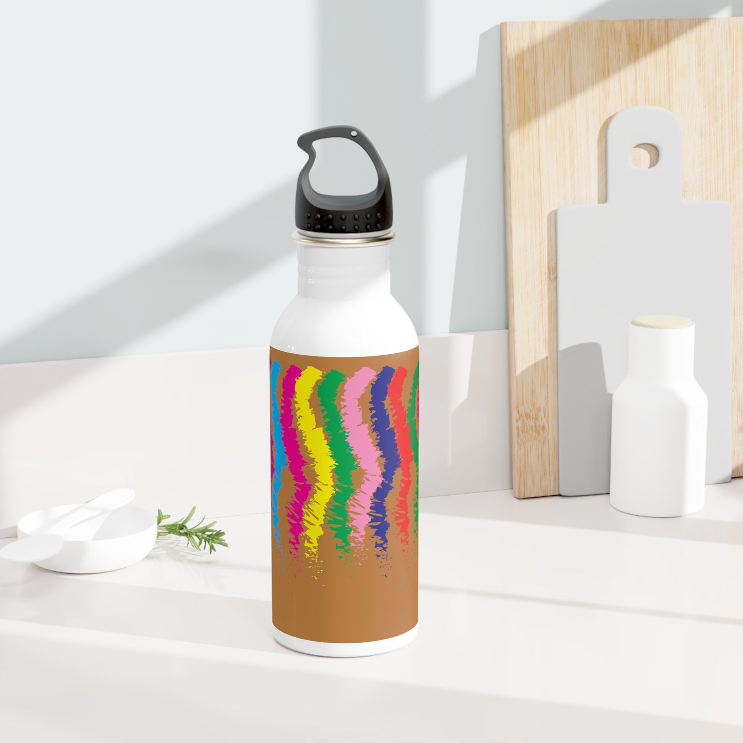 Tumbler-Wasserflasche mit Kunstdesigns 