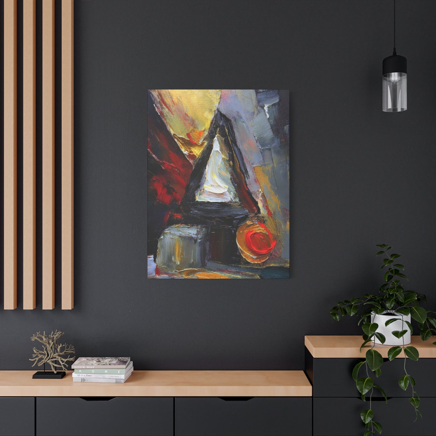 Abstract Oil Painting Print Canvas 20x24,20x30,24x30 24x32,24x36,30x40 32x48,36x48,40x60 Pine-Wood Inner Frame ABS-75