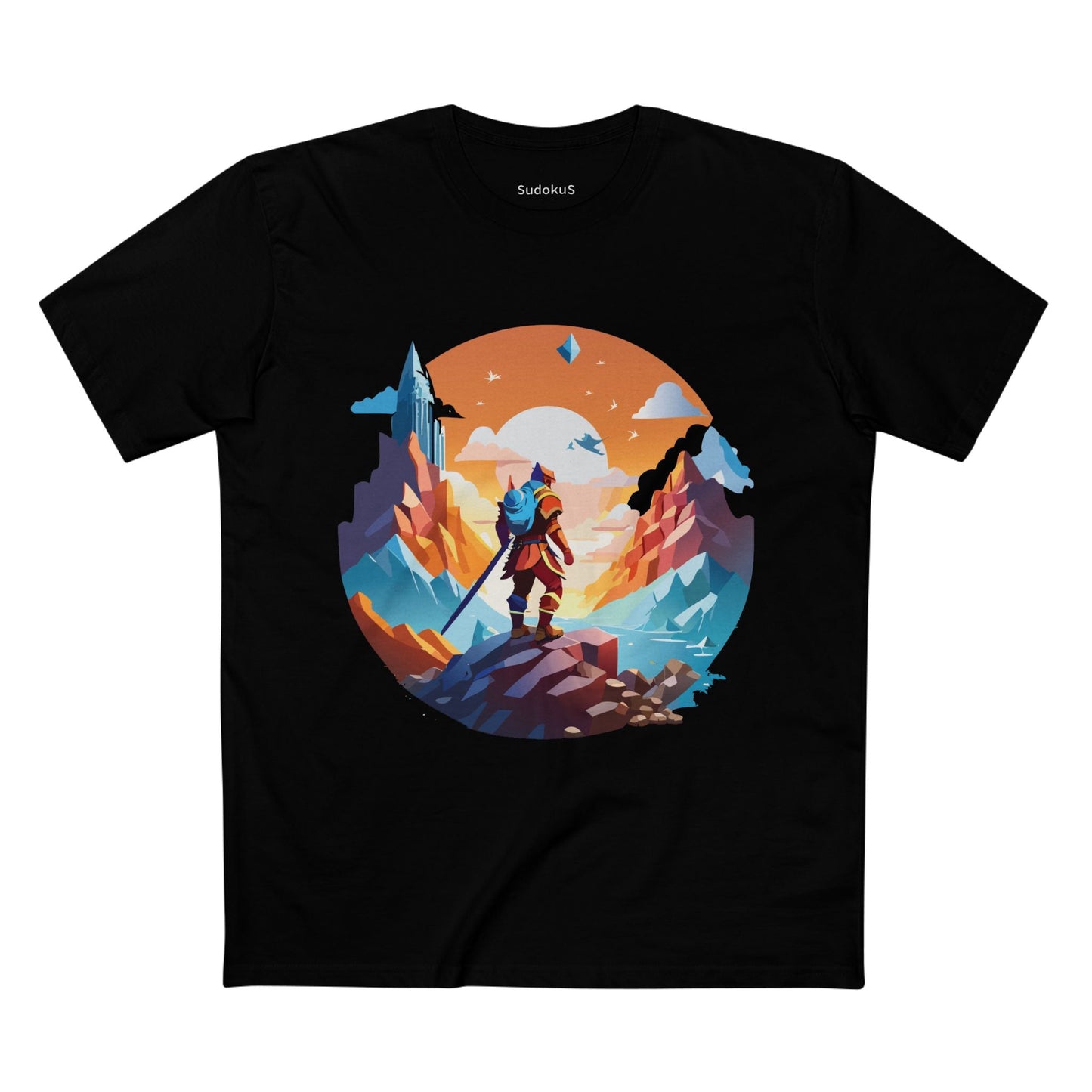 Adventures Graphic Unisex 100 Cotton Staple Tee 14