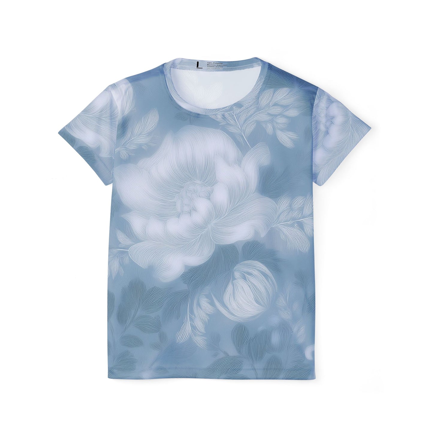 Women Poly T-Shirt with Floral Print