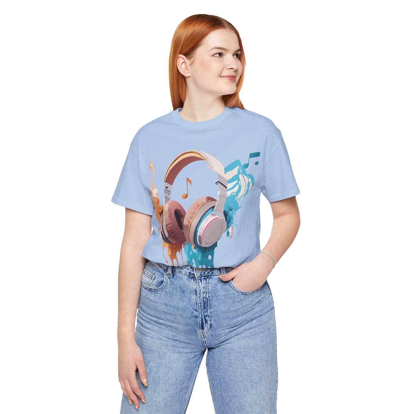 Unisex Graphic T Shirt With Vintage Music Inspired Artwork From Adelpha Short Sleeve Tee