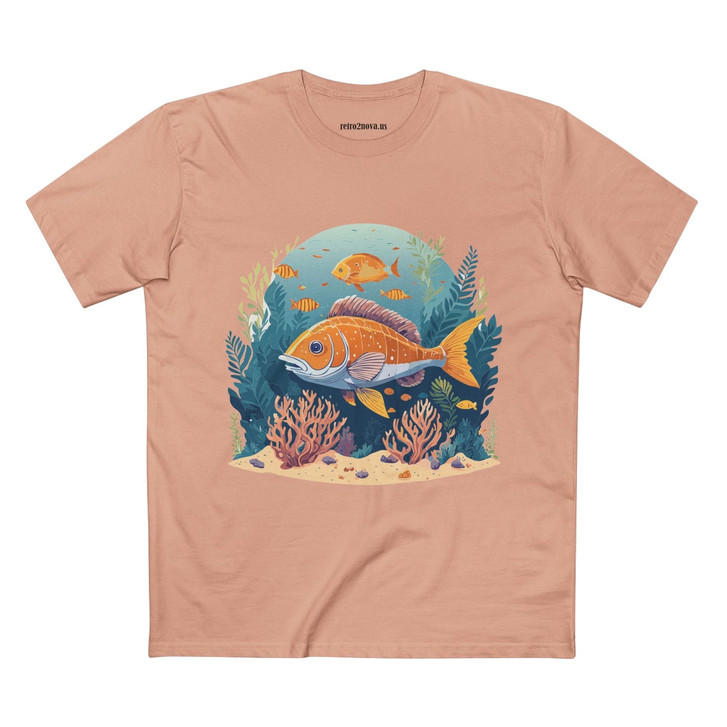 Ocean Pacific Unisex Premium Cotton Tee With Original Art Design OP 23 Retro2Nova