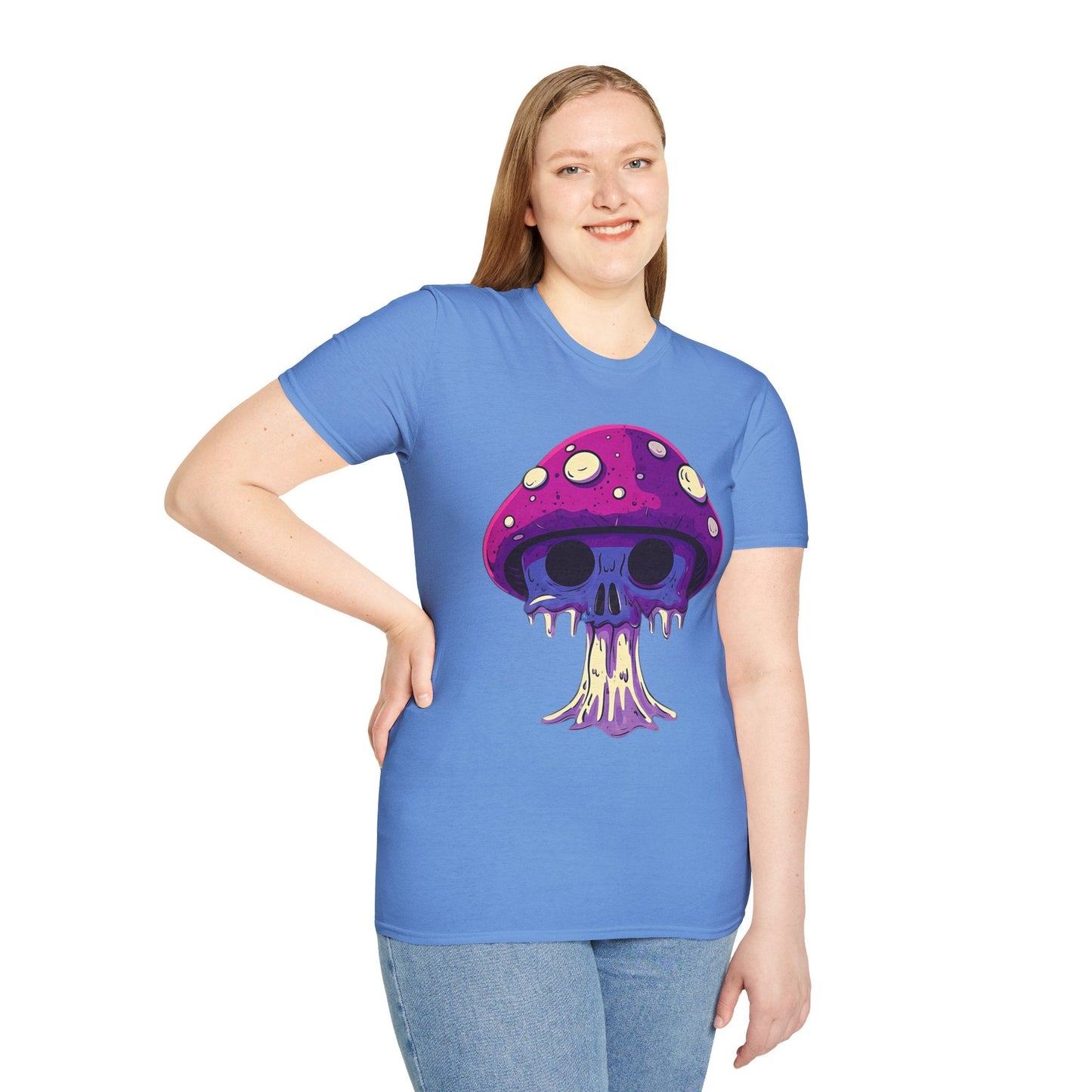 Mashroom Tee Shirt Unisex Funny Mashroom Graphic Softstyle Tee Gildan 64000 Quality Cotton