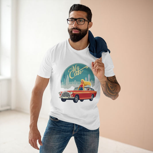Retro Vintage Car Graphic Unisex 100 Cotton Tee 24