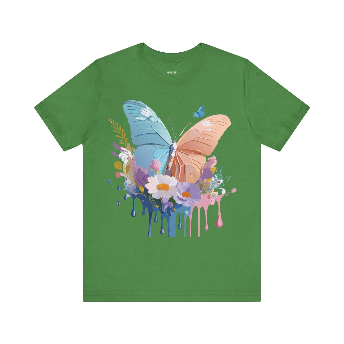 Butterfly Graphic Tee Adelpha Unisex Short Sleeve Art Design