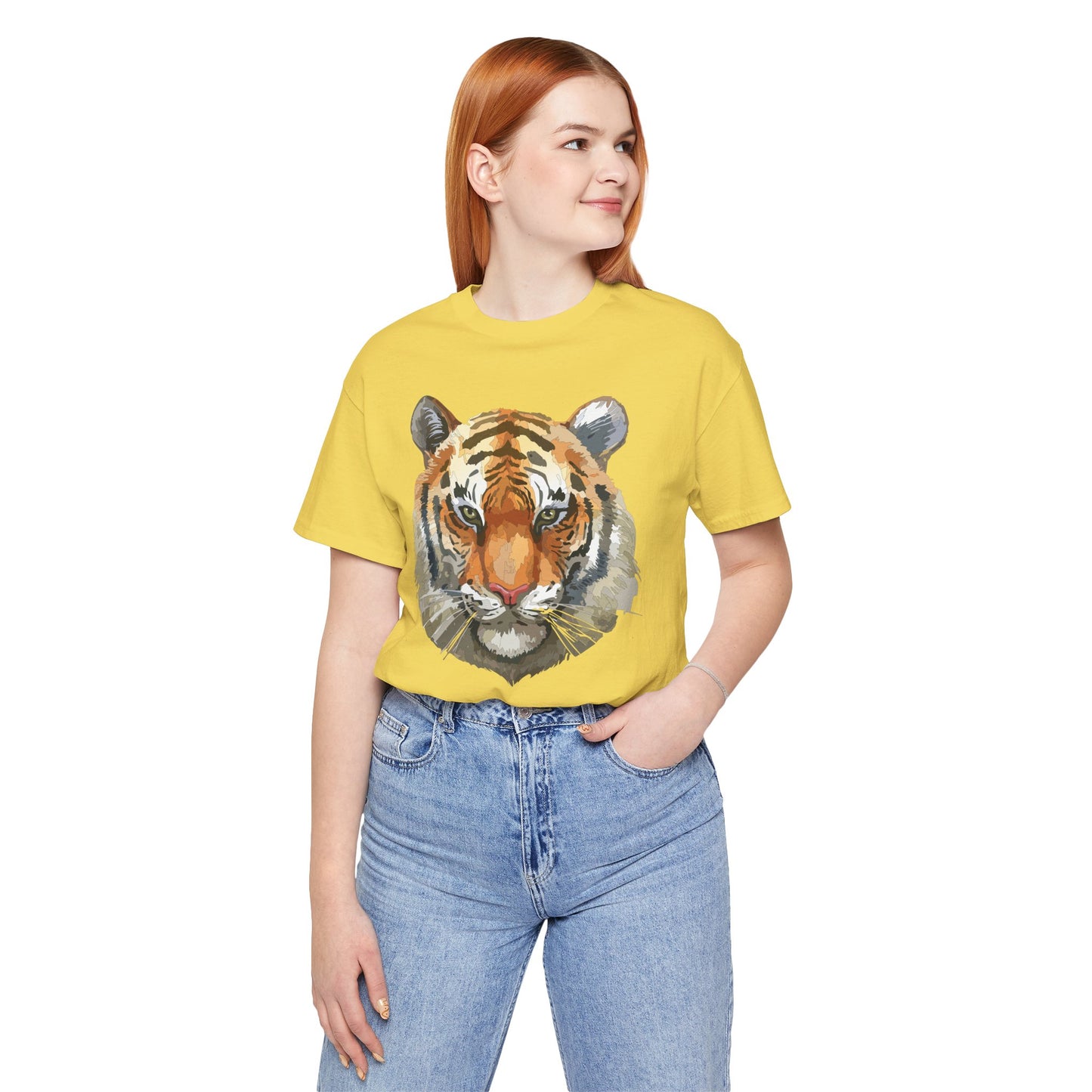 Unisex Tiger Tee, Animal Shirt, Tee Shirt with Tiger, Safari T-Shirt, Animal Tees, Big Cat Shirt, Safari T-Shirt 4