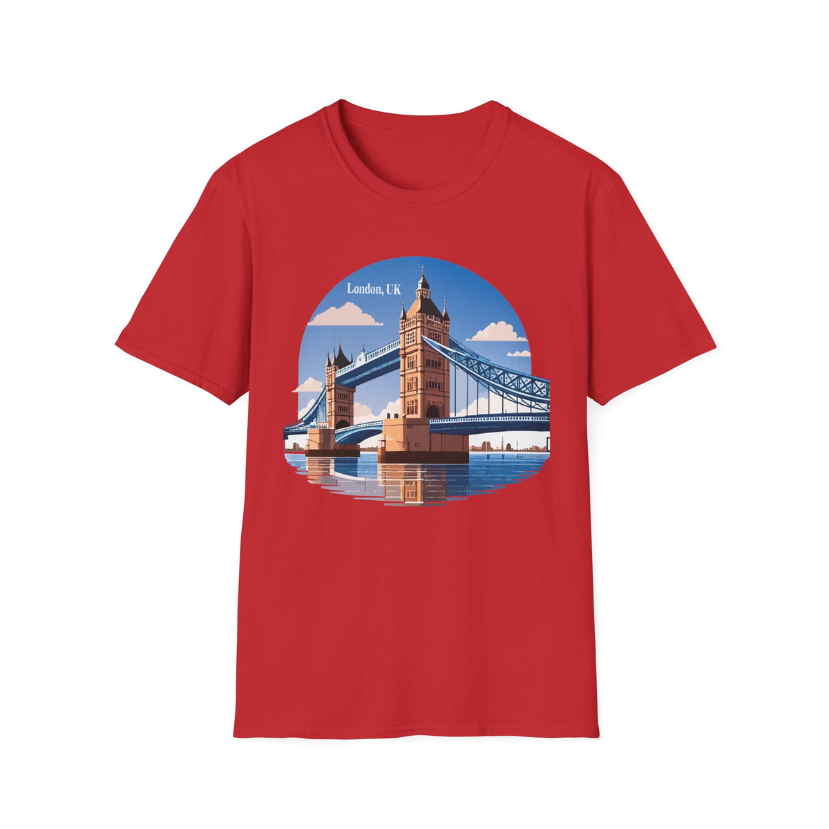 London Tower Bridge Tee | UK Landmark Illustration, Travel Souvenir