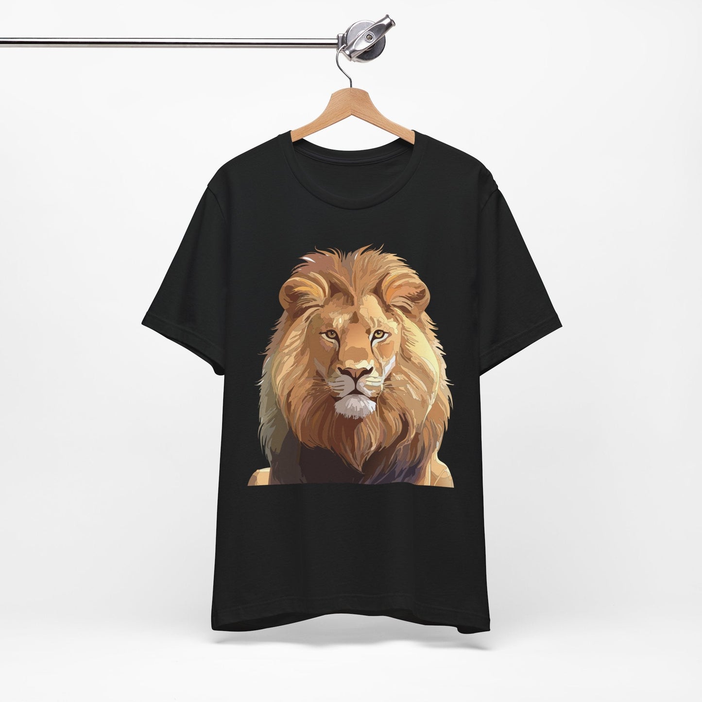 Unisex Animal Art Tee Shirt With Wild Animals Design Gildan 64000 Softstyle Cotton