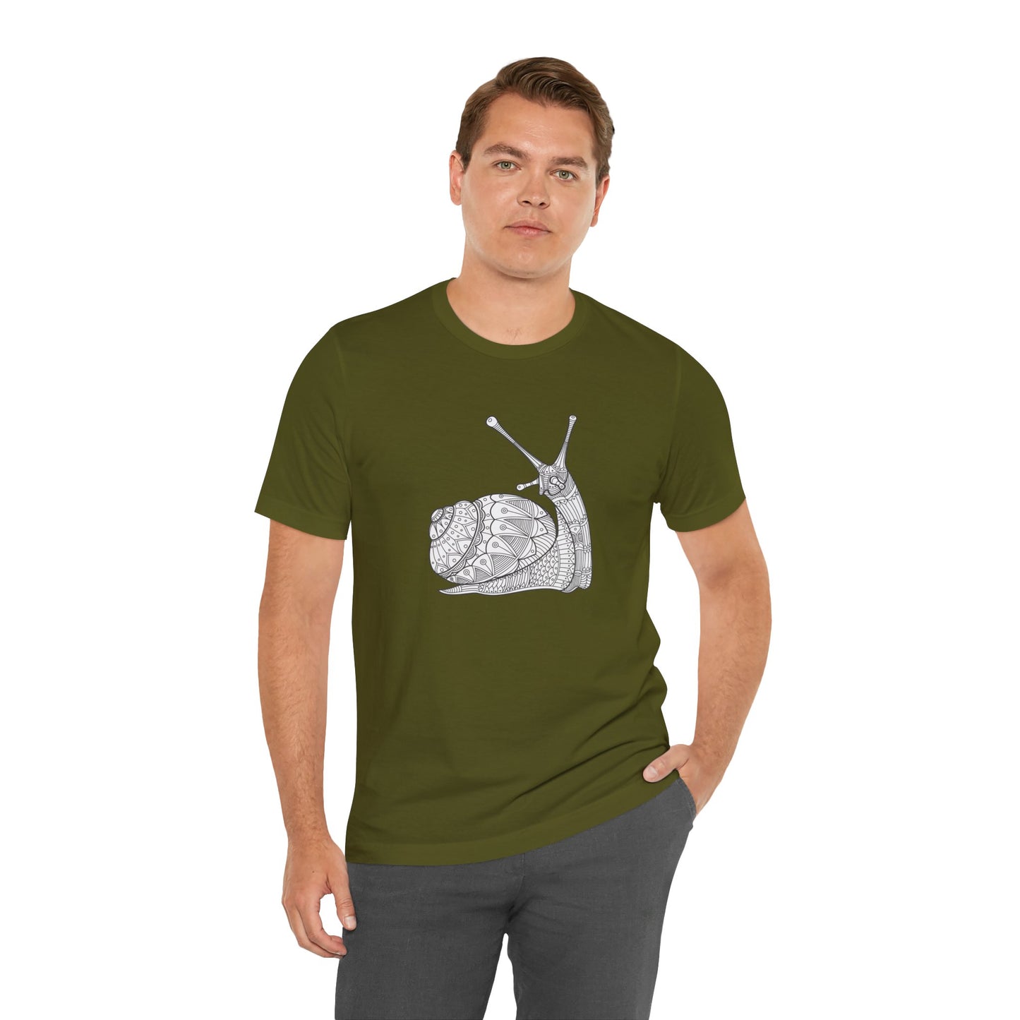 Unisex-T-Shirt mit Tier-Print 