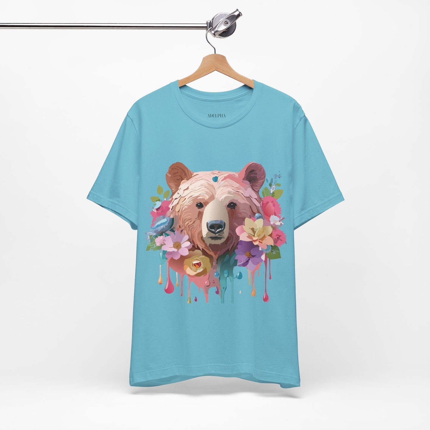 Bear Shirt Graphic Tee Unisex Jersey Short Sleeve Vintage Inspired Adelpha
