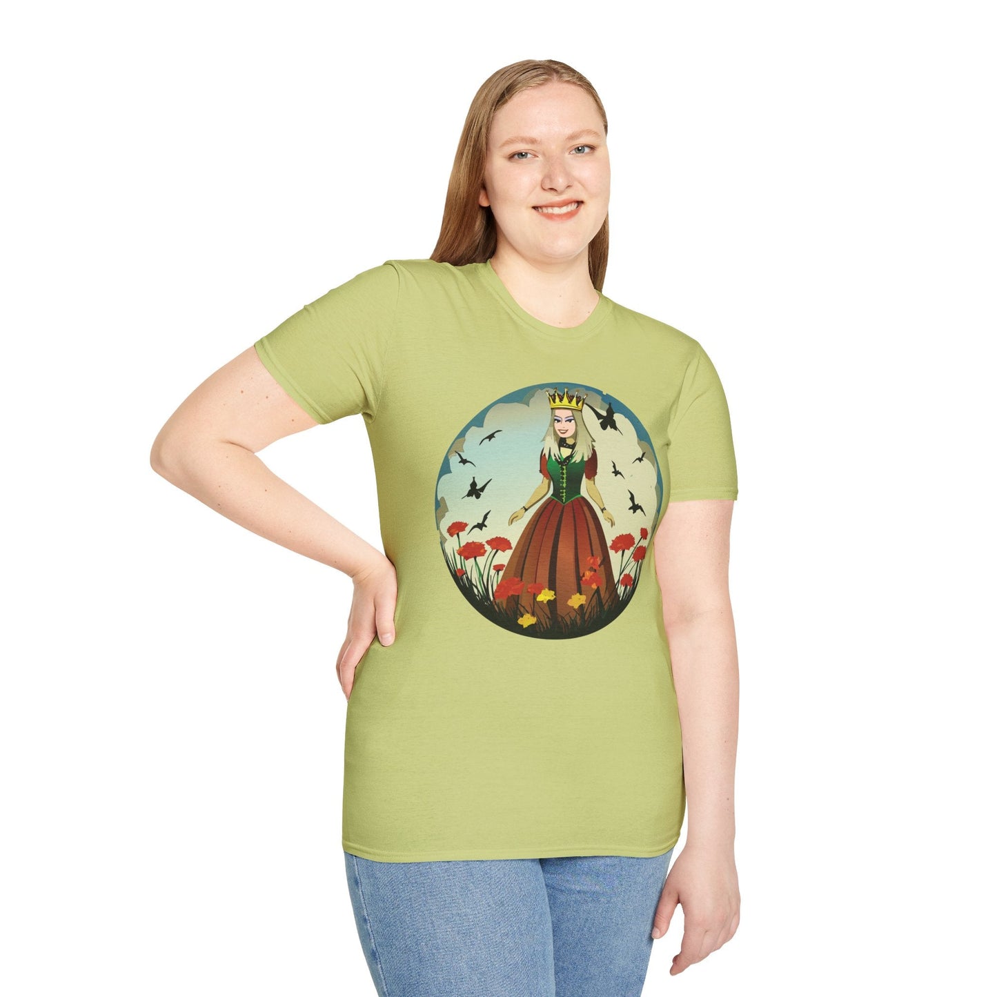 Womens Graphic T Shirts Art Design Tee Softstyle 64000 Unisex Short Sleeve Comfort