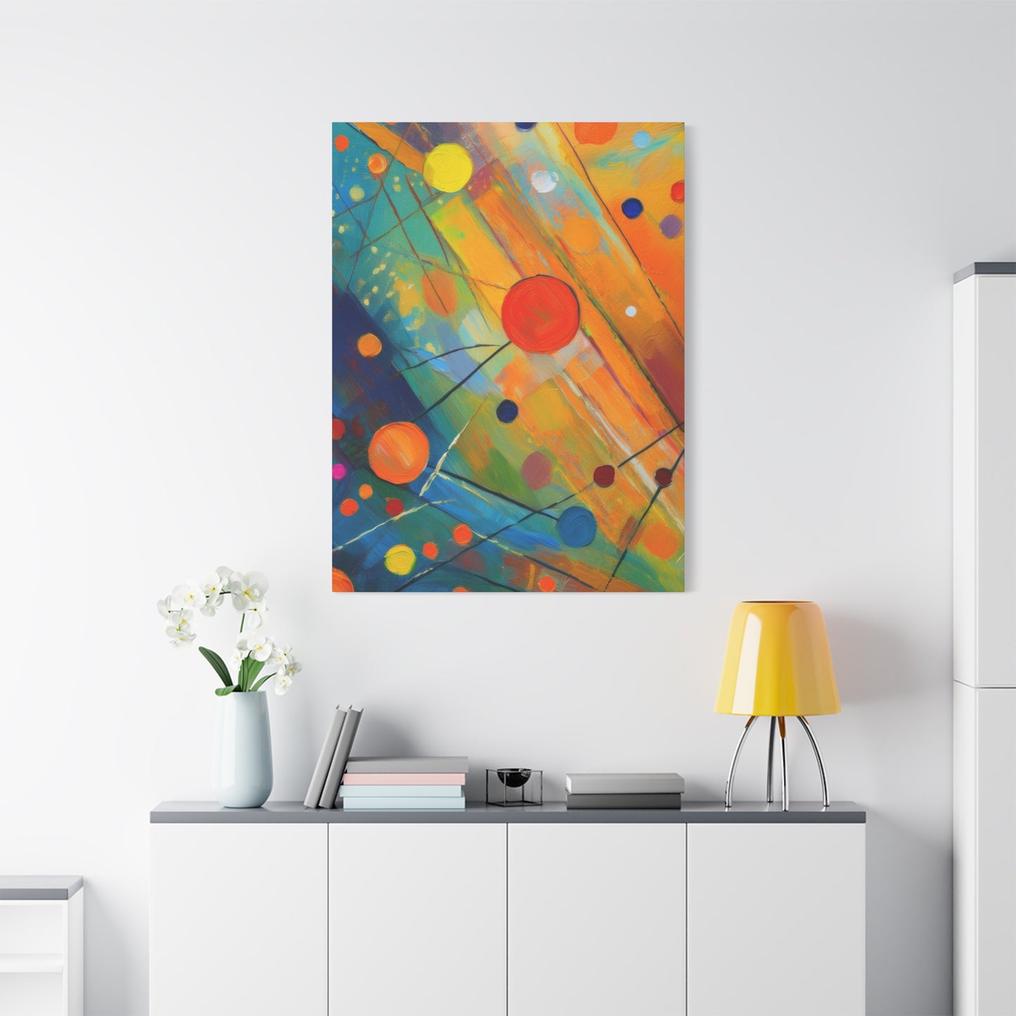 Abstract Oil Painting Print Canvas 20x24,20x30,24x30 24x32,24x36,30x40 32x48,36x48,40x60 Pine-Wood Inner Frame ABS-141