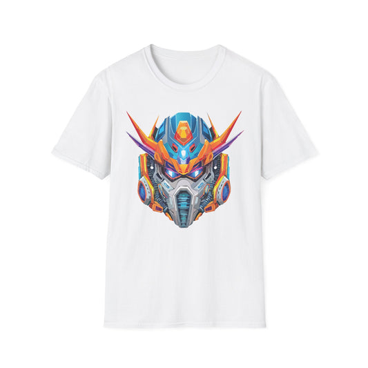 Cyborg Robot Graphic Unisex Softstyle Cotton Tee 9