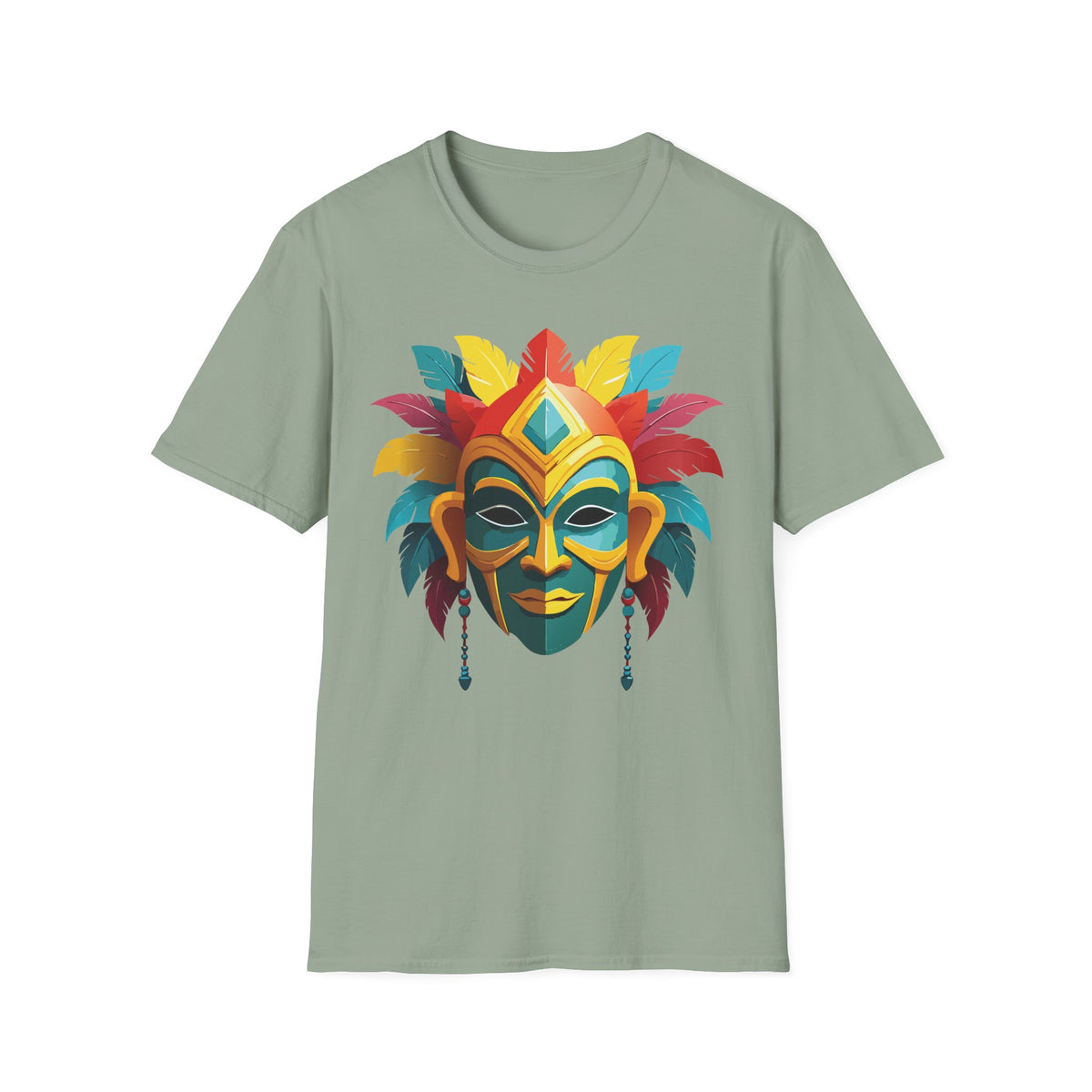 Mask Masquerade Carnival Graphic Tee Gildan Unisex 100 Cotton Tee Shirt m33