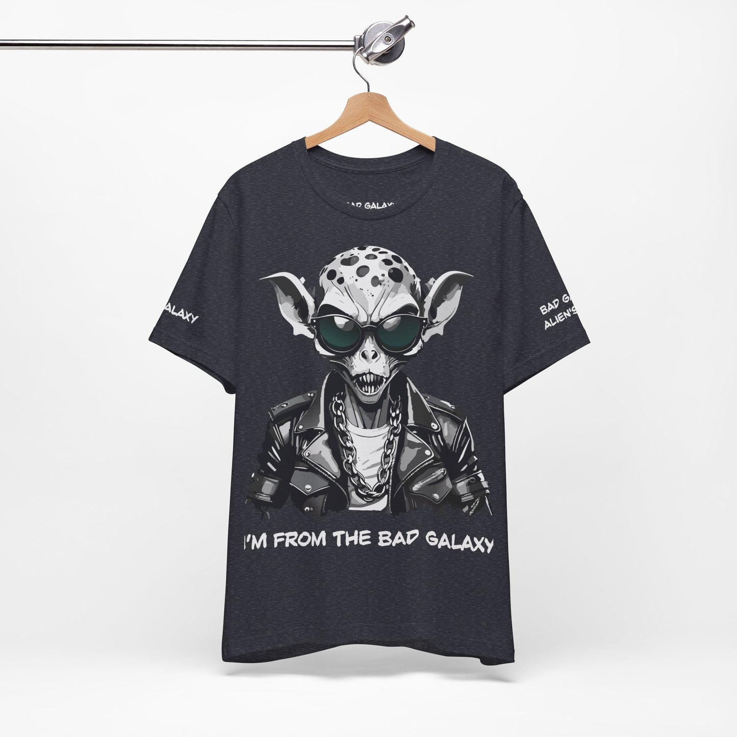 Alien Tee Shirt From Bad Galaxy Made To Order Lightweight 100 Cotton Tee With Eco Inks Free Shipping