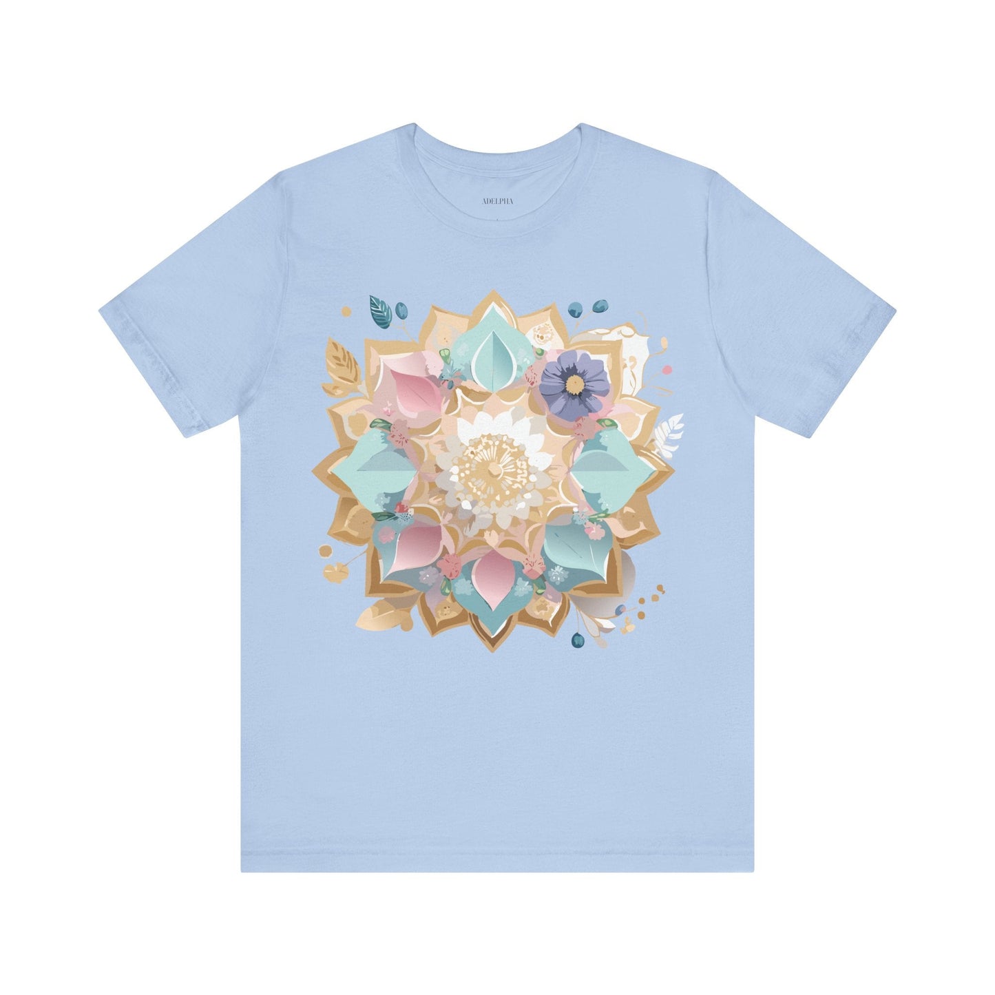 Adelpha Mandala Graphic Tee Unisex Jersey Short Sleeve Vintage Inspired Artwork Shirt