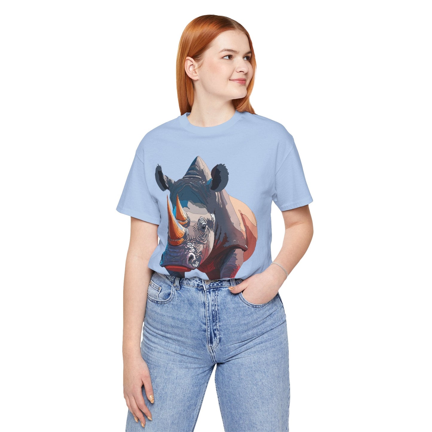 Unisex Animal Shirt Tee With Art Design Wild Animals Gildan Softstyle 64000 Graphic Tee