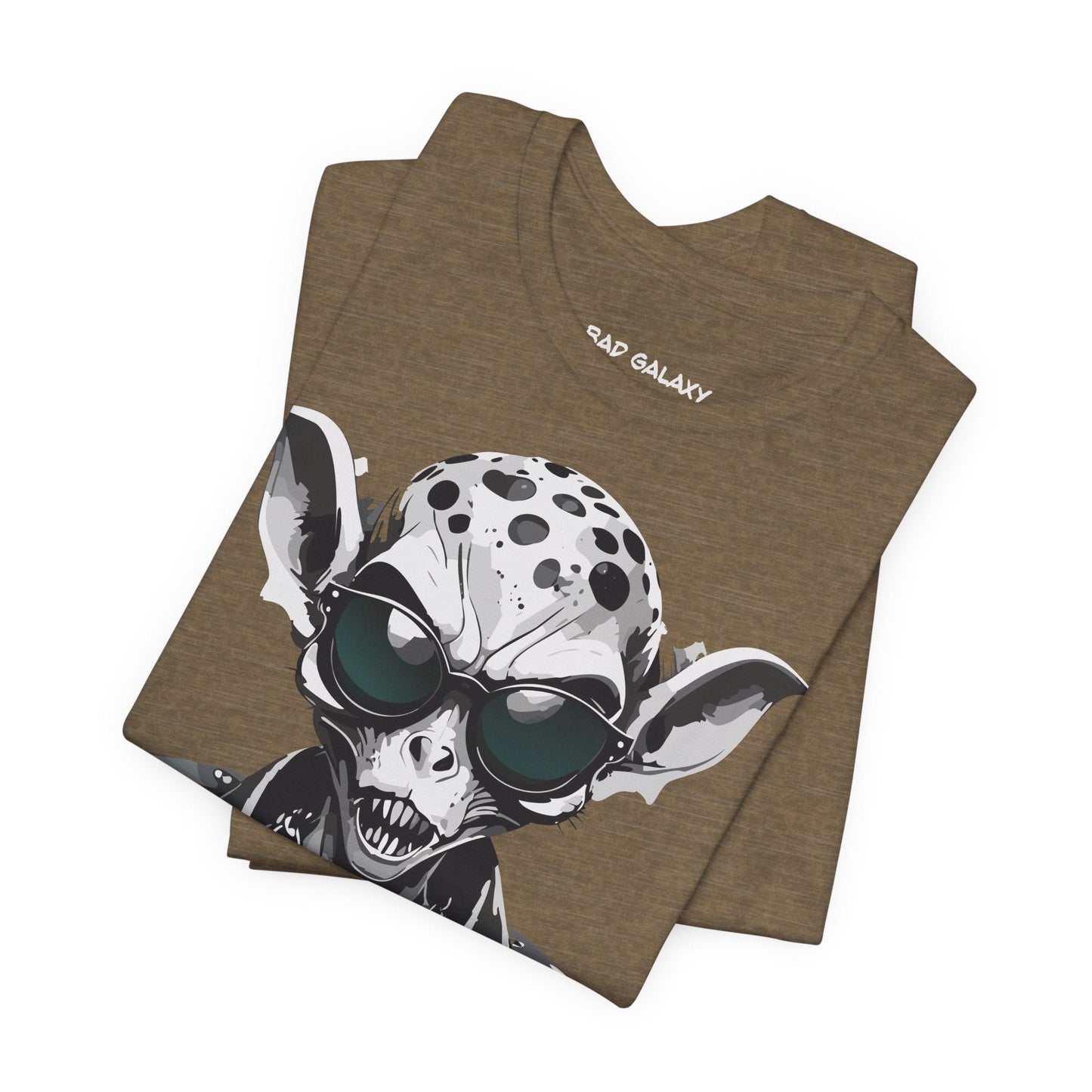 Alien Tee Shirt From Bad Galaxy Made To Order Lightweight 100 Cotton Tee With Eco Inks Free Shipping