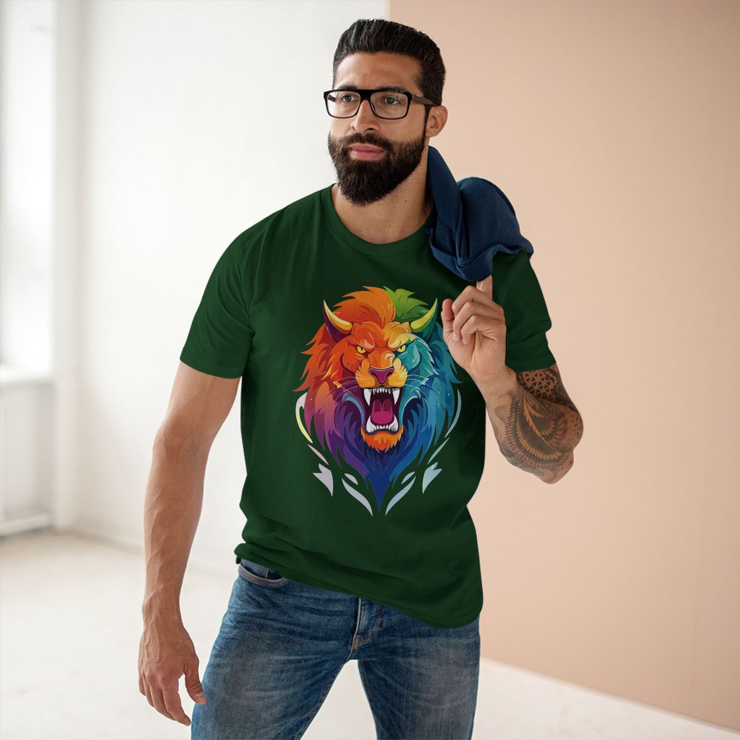 Cartoon Monsters Graphic Unisex 100 Cotton Staple Tee 21