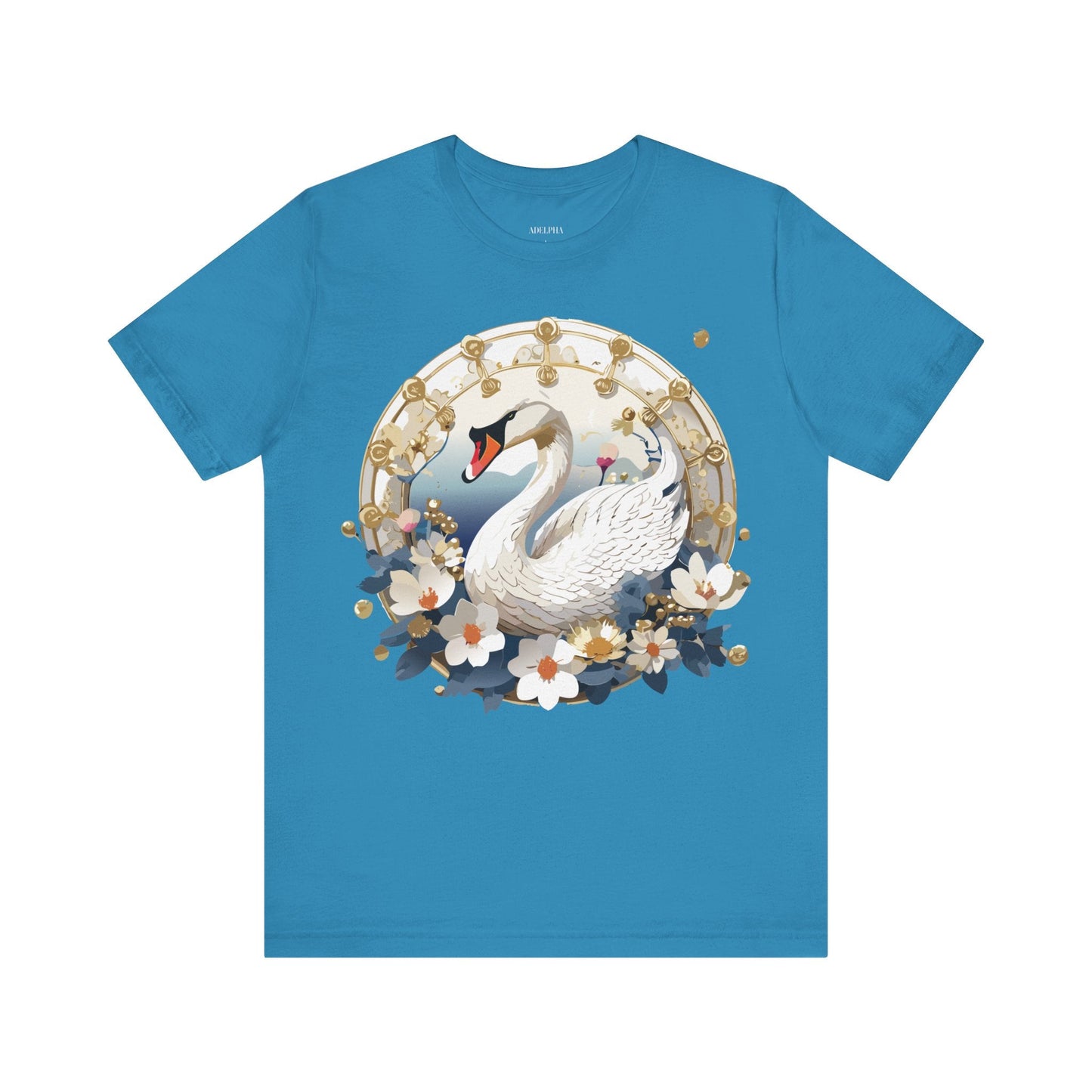 Medallion Graphic Unisex 100 Cotton Vintage Animal Medal Artwork Tee 44
