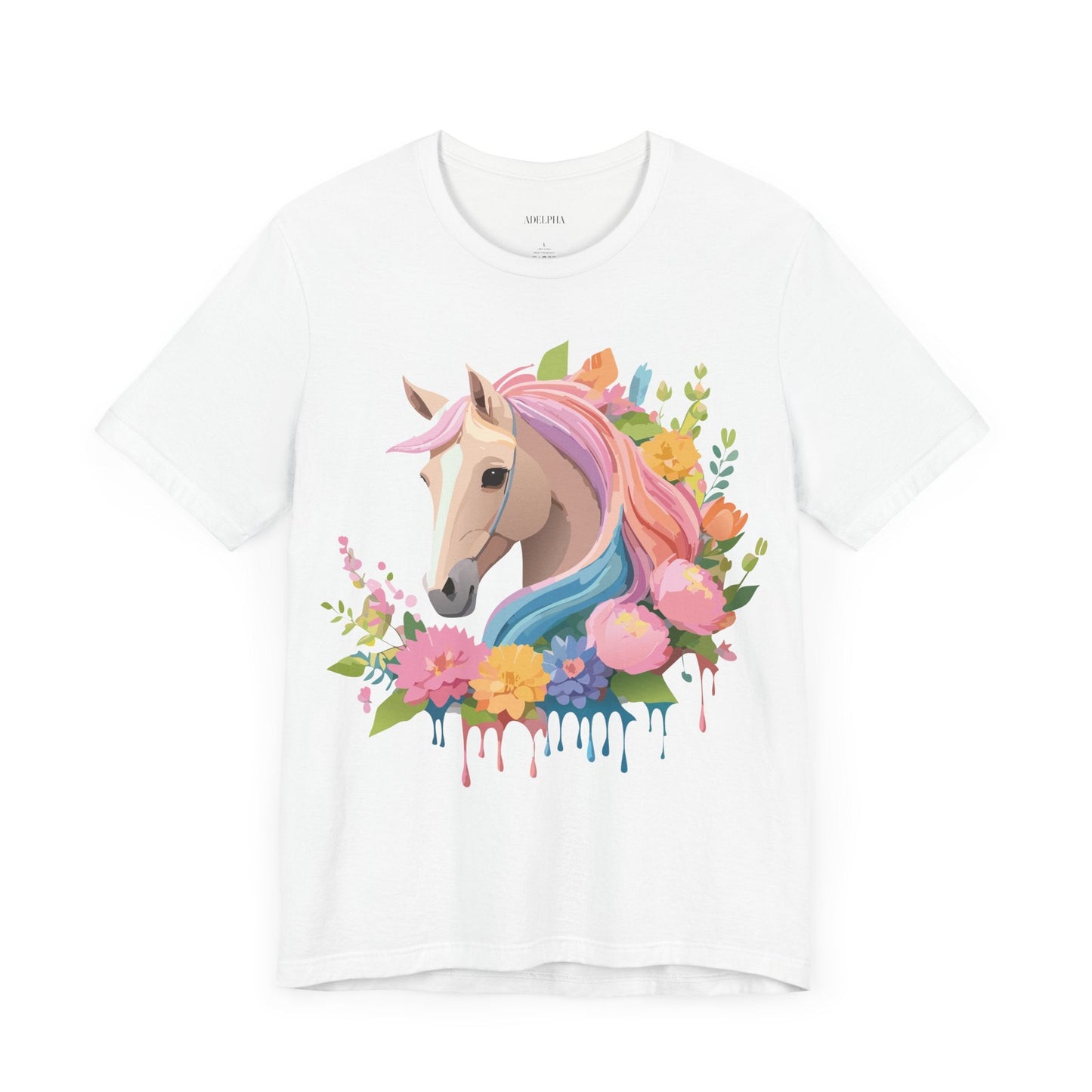 Horse Graphic Unisex 100 Cotton Vintage Animal Art T-Shirt 2