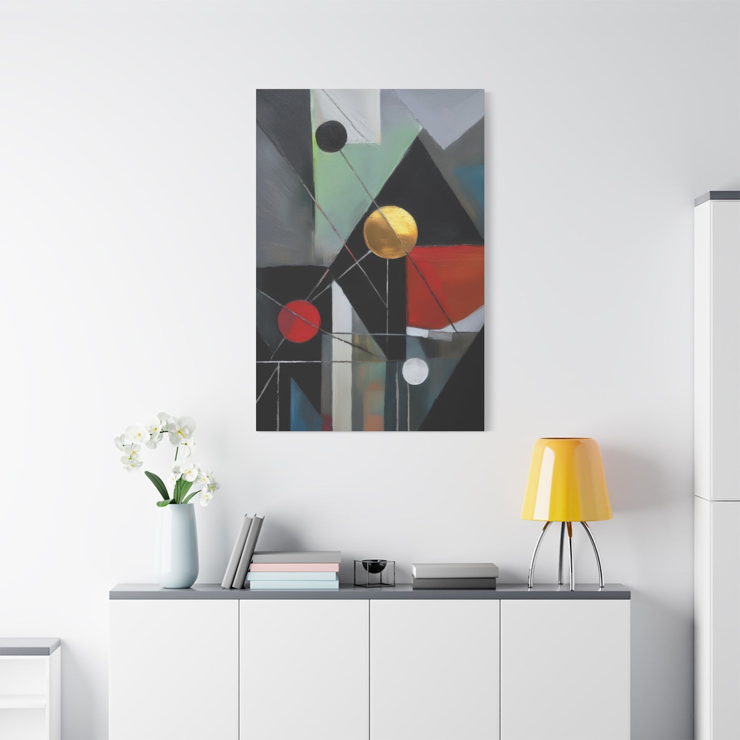 Abstract Oil Painting Print Canvas 20x24,20x30,24x30 24x32,24x36,30x40 32x48,36x48,40x60 Pine-Wood Inner Frame ABS-159