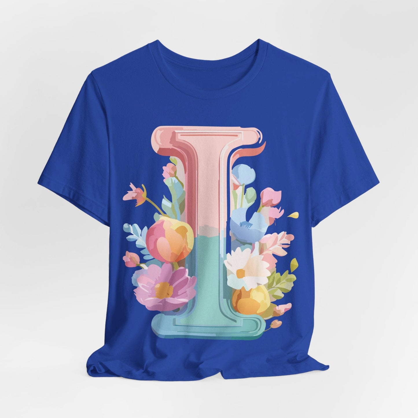 Letter I Shirt Graphic Tee Unisex Short Sleeve Adelpha Vintage Inspired Artwork Design