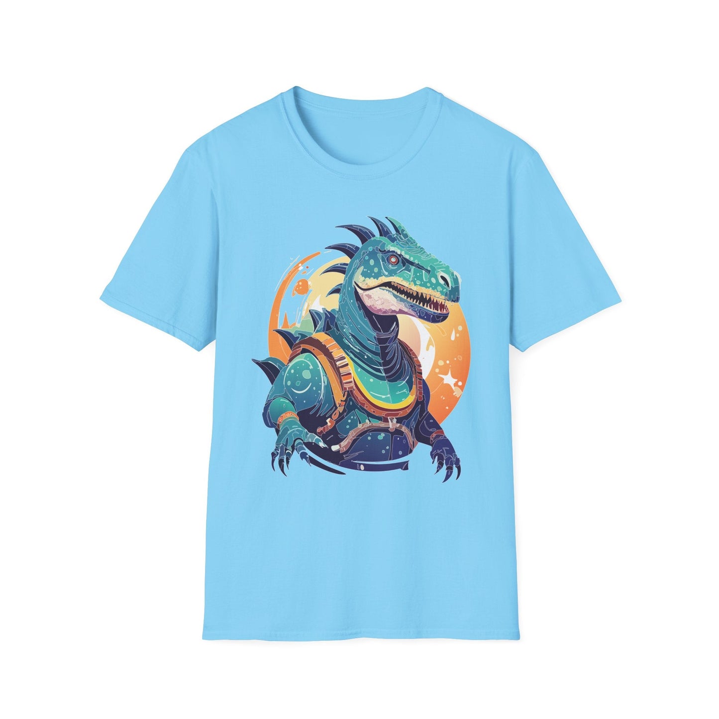 Alien Graphic Unisex Cotton Softstyle UFO Artwork Tee 17