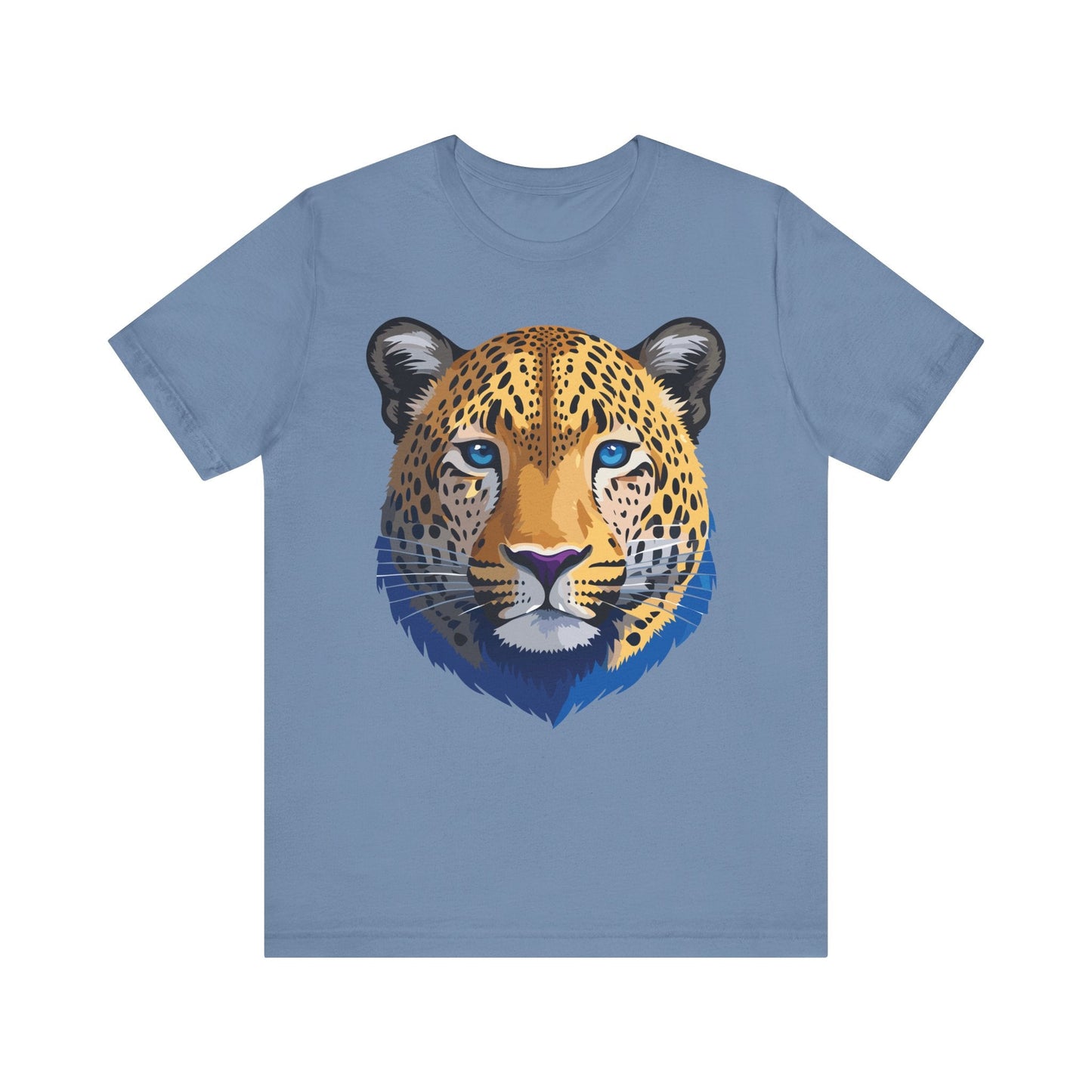 Unisex Animal Graphic Tee Shirt With Wildlife Art Design For Everyday Comfort Short Sleeve