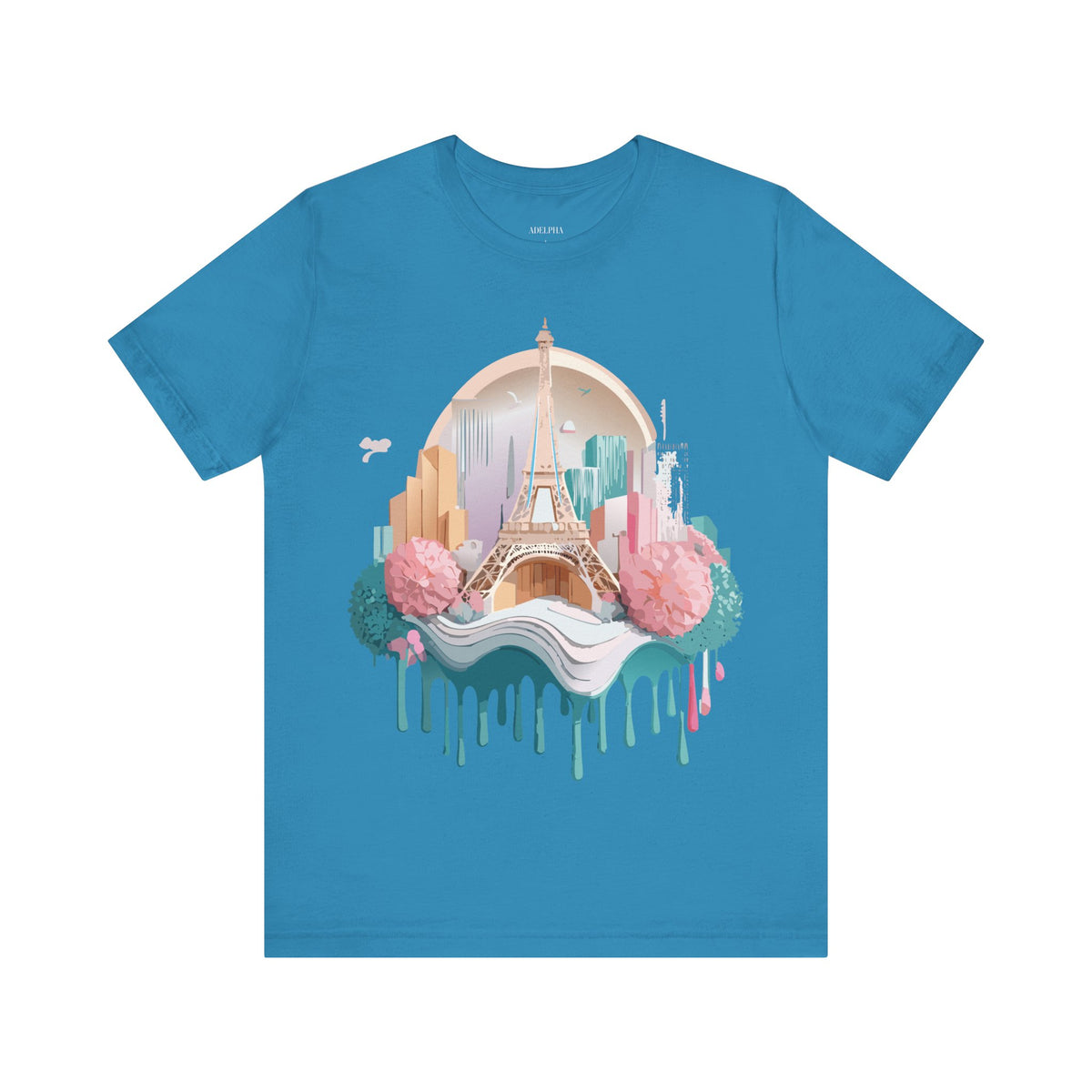 Unisex Cotton Bella+Canvas Tee with Paris