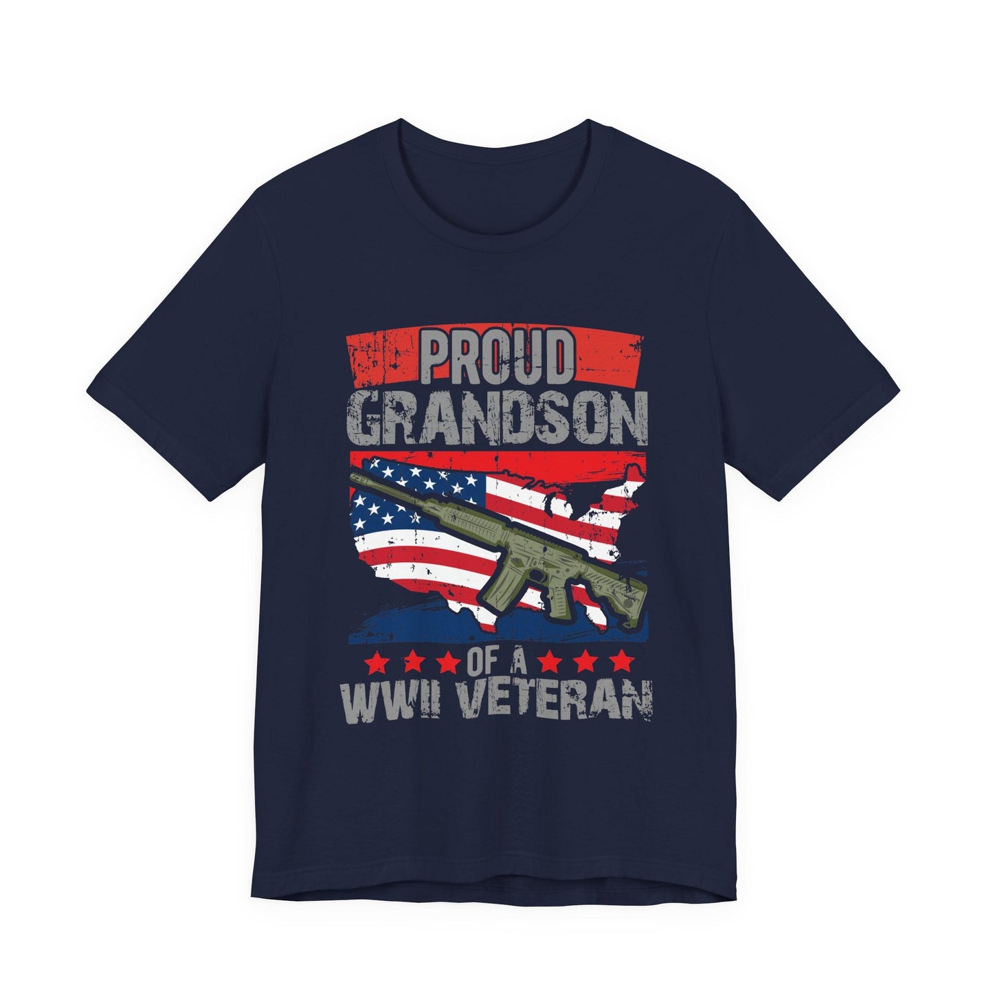 Army Veteran Patriotic Graphic Design Unisex Cotton T-Shirt v16