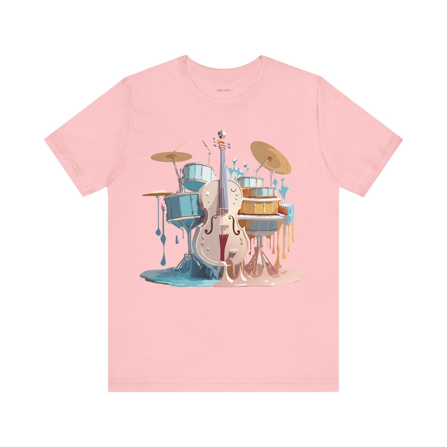 Adelpha Music Graphic T Shirt Unisex Jersey Short Sleeve Vintage Inspired Artwork Tee
