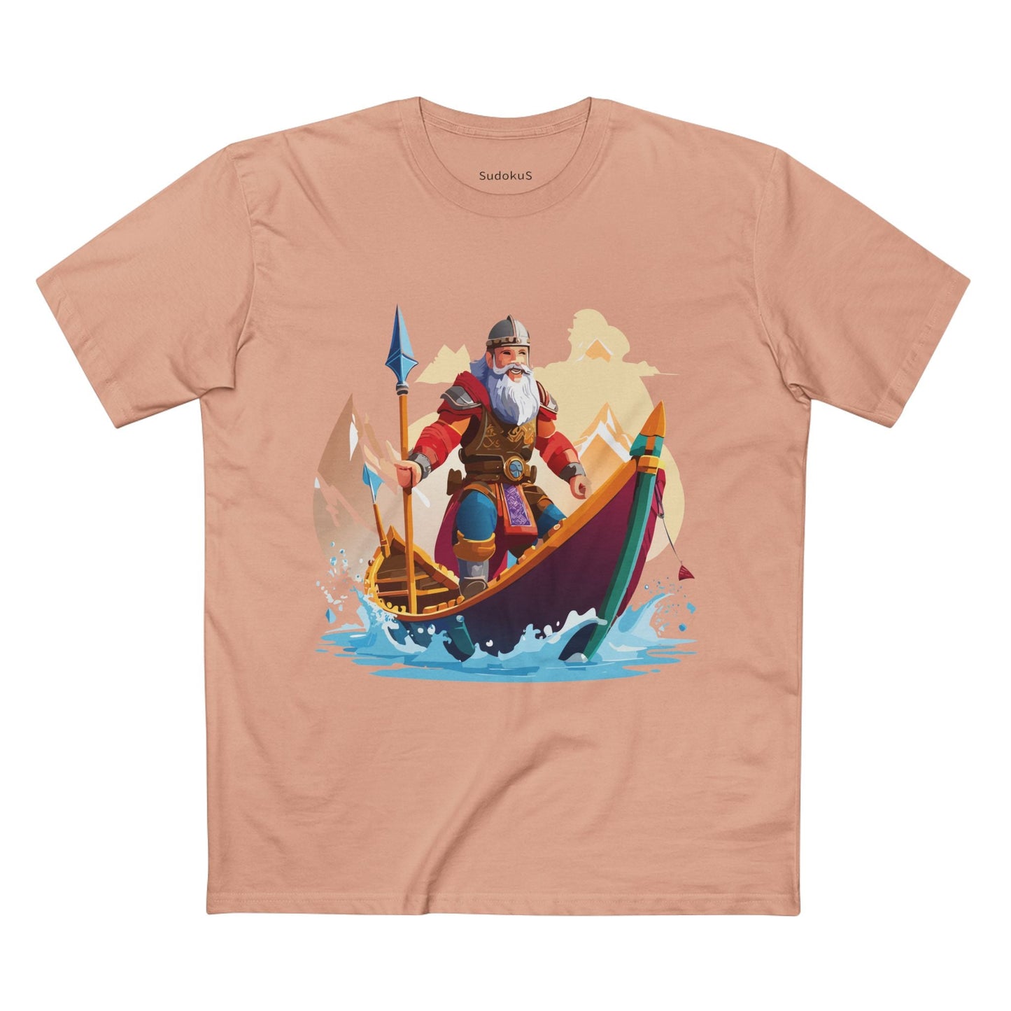 Viking Graphic Unisex 100 Cotton Staple Tee 6