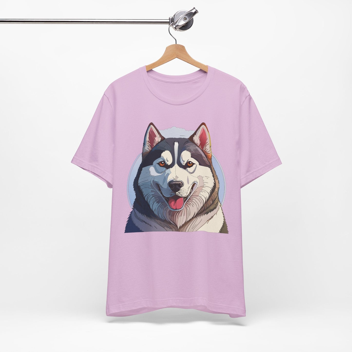 Unisex Animal Shirt Art Design Tee With Wild Animals Graphic Print Short Sleeve Style