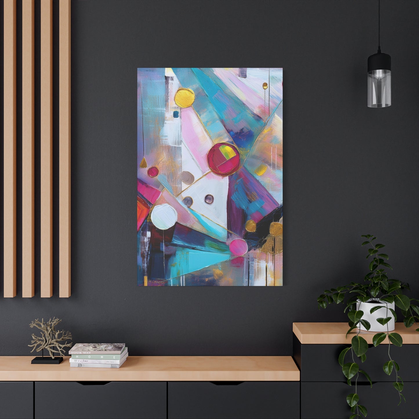 Abstract Oil Painting Print Canvas 20x24,20x30,24x30 24x32,24x36,30x40 32x48,36x48,40x60 Pine-Wood Inner Frame ABS-170