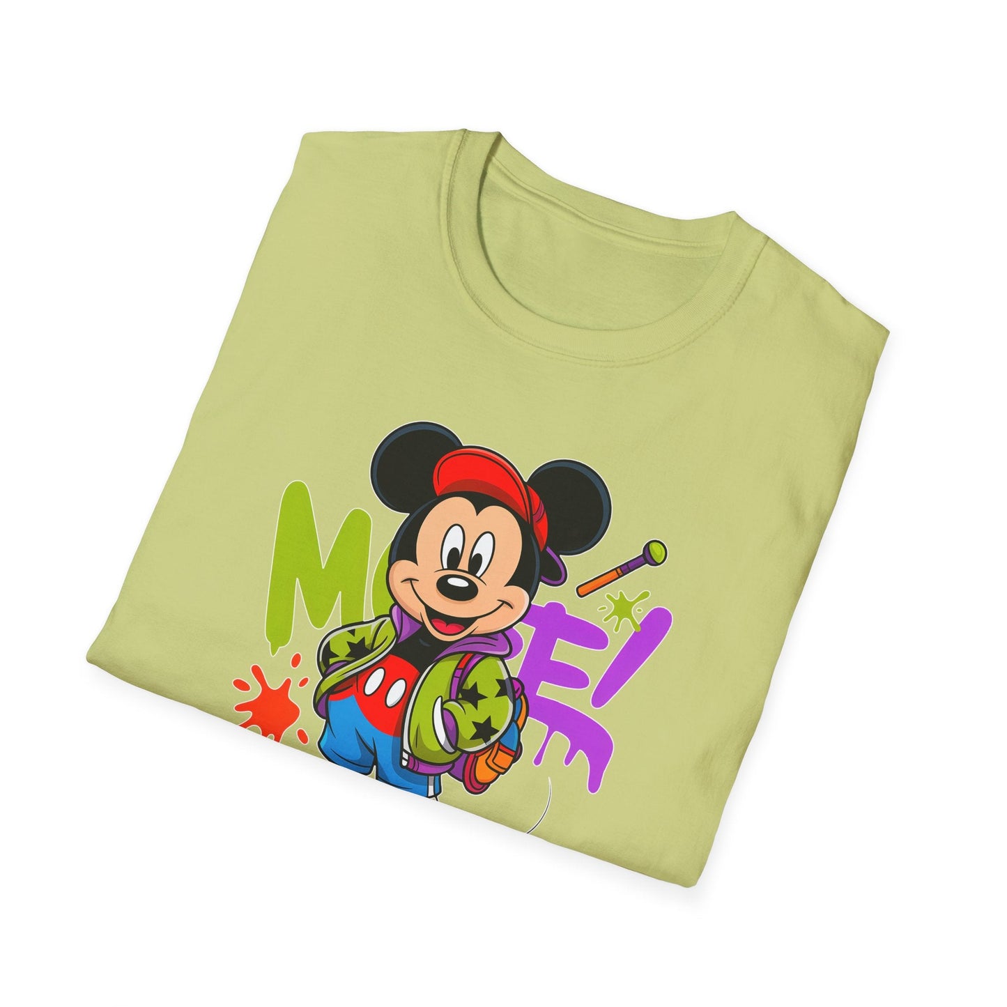 Unisex Cartoon T Shirt with Animation Design Funny Animals Tee Gildan Softstyle 64000