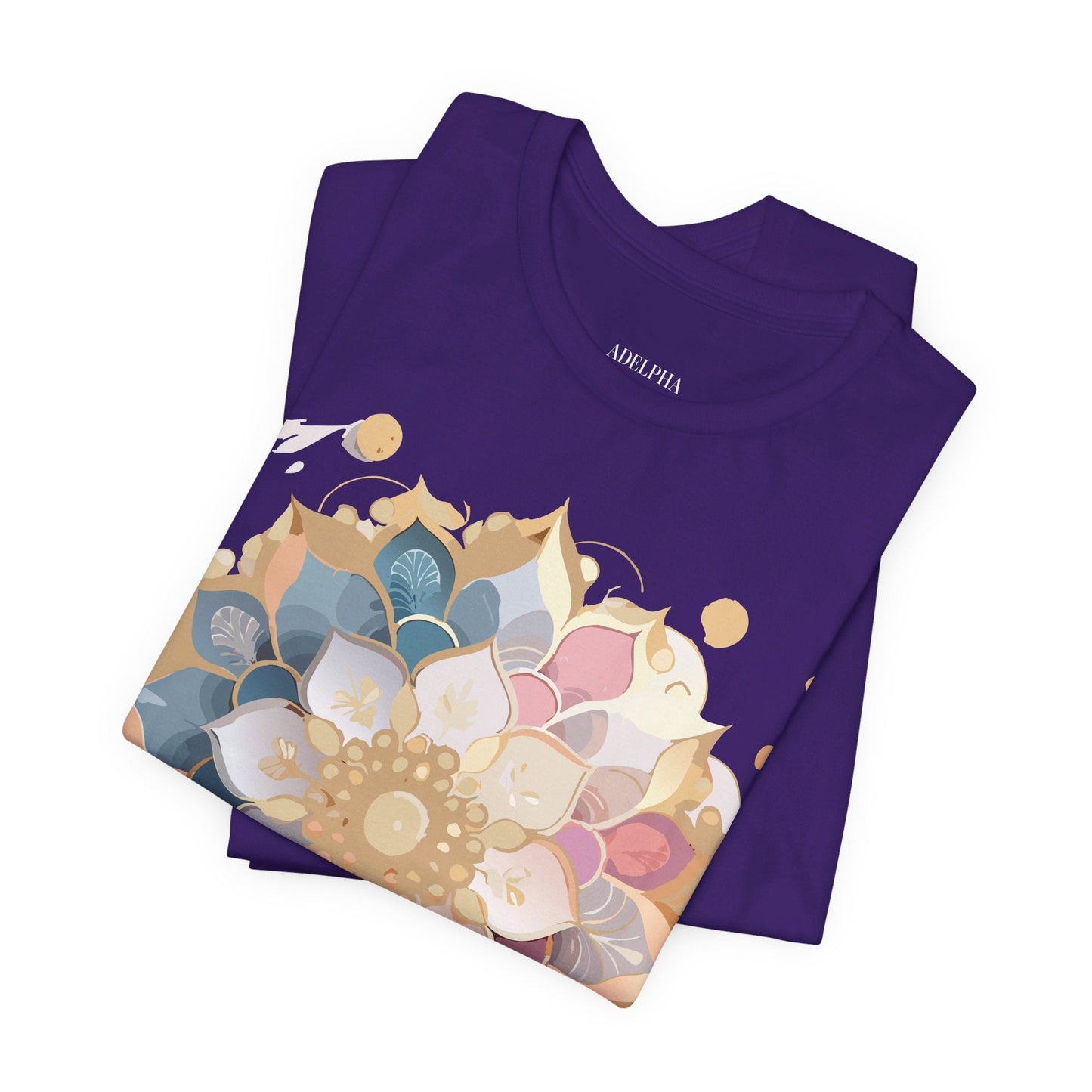 Mandala Graphic Tee Unisex Jersey Short Sleeve From Adelpha Vintage Inspired Artwork