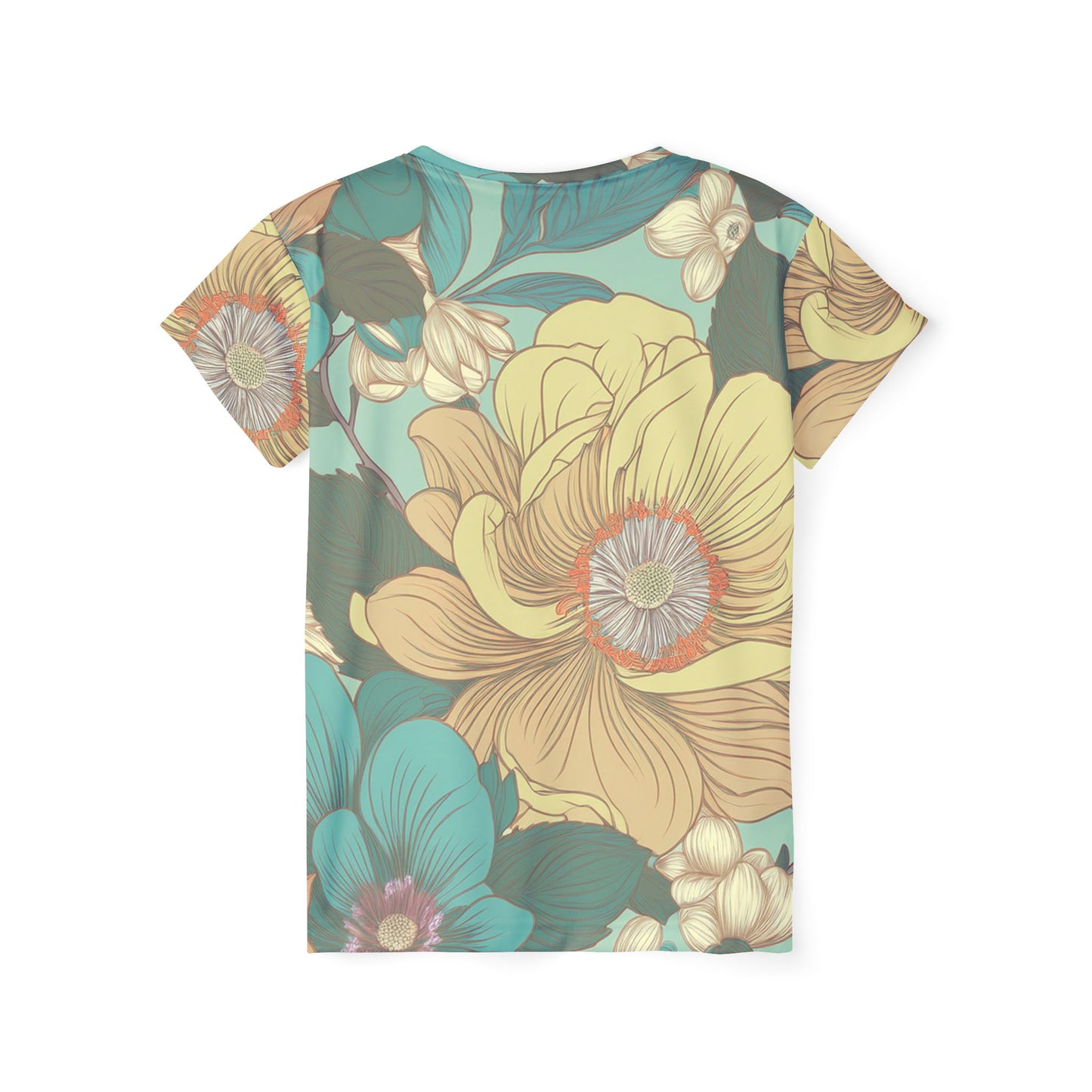 Women Poly Shirt with Floral Print F314