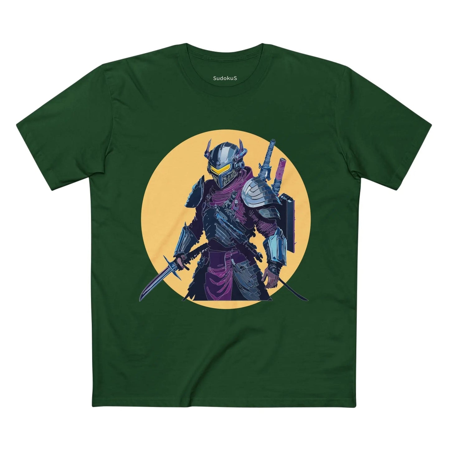 Samurai Graphic Unisex 100 Cotton Staple Tee 1