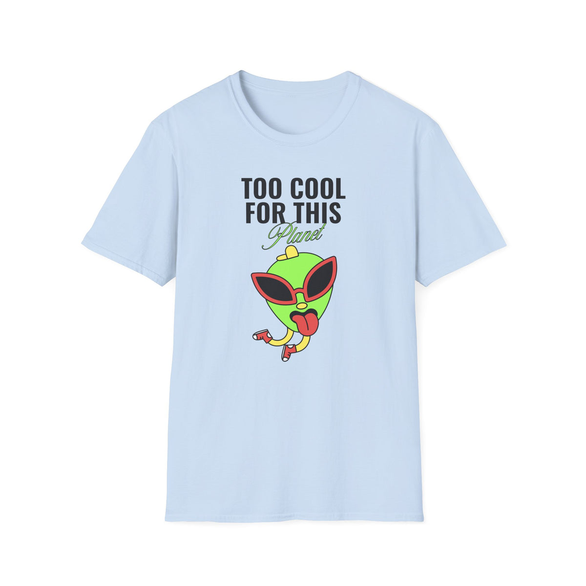 Funny UFO Aliens Graphic Tee Gildan Unisex 100 Cotton Tee Shirt - 19